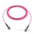 MPO Trunk Cable 12F 24F OM4 Violet 3.0mm